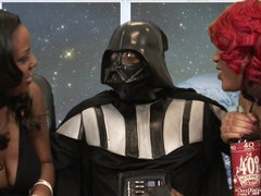 Two Big Butt Freaks Take'n Big Black Dick - Star Wars Cosplay