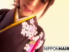 Japanese geisha gets tied up and played with