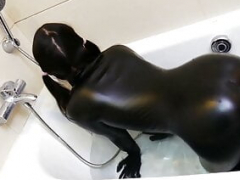 Asian, Bdsm, Big ass, Gloves, Latex, Leather, Massage, Rubber