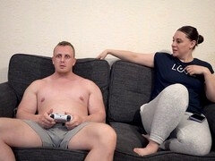 Family taboo sex, playing video games, hd videos