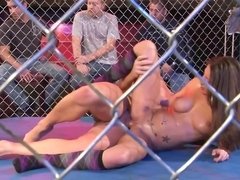 Instead of cage fighting today it is time for a cage fucking