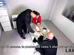 Blowjob, Czech, European, Office, Police, Son, Teen, Threesome