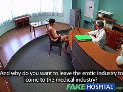 Gabrielle Gucci's fake hospital exam - POV with dirty doctor