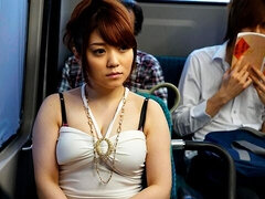 Blowjob, Bus, Clothed, Doggystyle, Japanese, Public, Redhead, Taboo