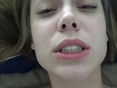 Blowjob, Brunette, Creampie, Hardcore, Pov