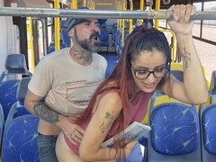 Pompino, Brasiliana, Bus, Masturbazione, Pubblico