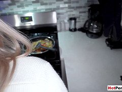 Blonde, Cougar, Hairy, Hardcore, Hd, Kitchen, Milf, Stepmom