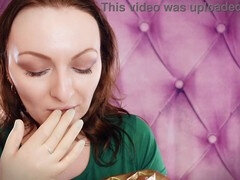 ASMR close-ups: Giantess satisfying vore fetish - licking cars made of chocolate (Arya Grander)