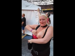 Amateur, Bbw, Brunette, Compilation, Flashing, Outdoor, Public, Reality