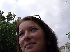 Young slut Denisse viene a Praga to get a POV fuck in her hunt for cash for sex with her boyfriend