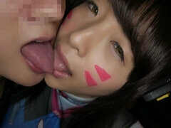 Hot asian amateur in costume Hard Core