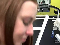 Linda Sweet's reality: working out for cash while getting fucked in POV