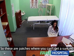 Sexy patient gets dirty with a horny doctor & gets a cum cream prescription