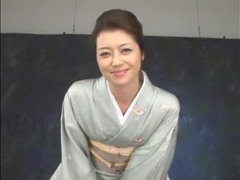 Divine Japanese Maki Hojo in hot fingering porn video