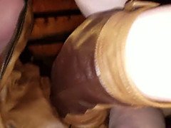 Amateur mom gets bbc creampie in garage