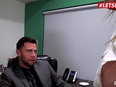 Valentina Nappi, Karma Rx and Seth Gamble - Busty MILFs Are Going Wild At The Office In Crazy Threeway
