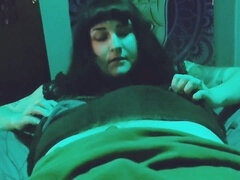 Sloppy blowjob, sensual, goth girl