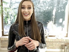 Big tits, Blowjob, Brunette, Hardcore, Latex, Pov, Seduced, Sister