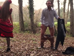 Fiery Hardcore in The Woods: Flamenco Dancer Needs Cock