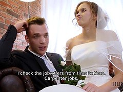 Hunt4k. rich guy pays well to fuck hot teenager stunner on her wedding day
