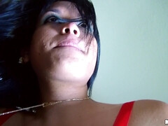 Libidinous spic MILF incredible POV video