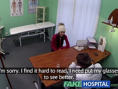 Lucianna Karel seduces and takes a creampie from a fake doctor in fake hospital