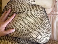 POV: Bareback sex with curvy spouse leads to massive creampie in her hairy pussy - creamy Mari