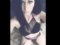 Unexperienced, sexy lingerie fuck, point of view