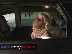 Blonde babe Cecilia Lacroix gets sodomized by the taxi driver - Anal