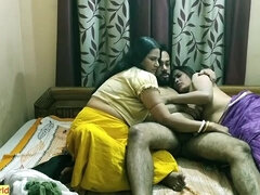 Amazing hot sex..Indian hot bhabhi swaping with Brother! Hindi hot family sex