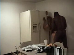 Duo gets caught on webcam having romp in the breakroom