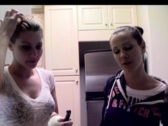 Cindy Hope cooking with her friend Clara G