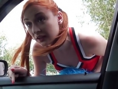 Mofos - Stranded Teen chicks - Eva Berger - Redhead Cheerleader Ge