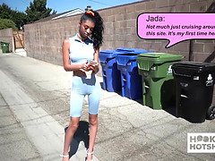 Jada Doll's tight holes ruthlessly drilled by date's hard rod