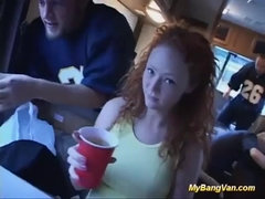 Amateur, Creampie, Deepthroat, Gangbang, Hardcore, Public, Redhead, Teen